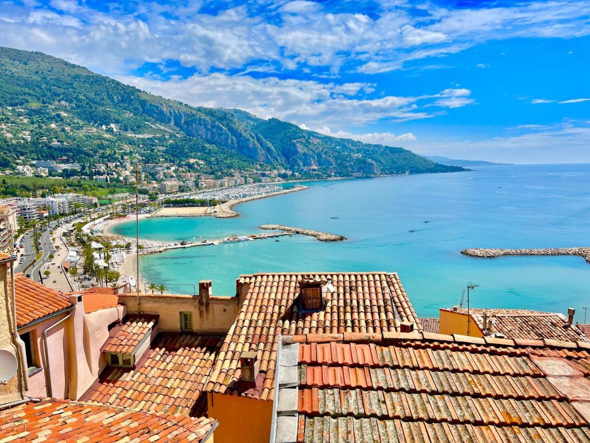 Vieux Chateau, Vue Mer Apartment Menton Exterior photo